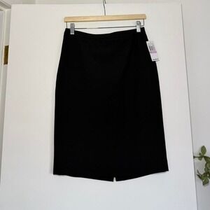 Michael Kors Black Pencil Skirt Size 6 New With Tags Classic Workwear 90s